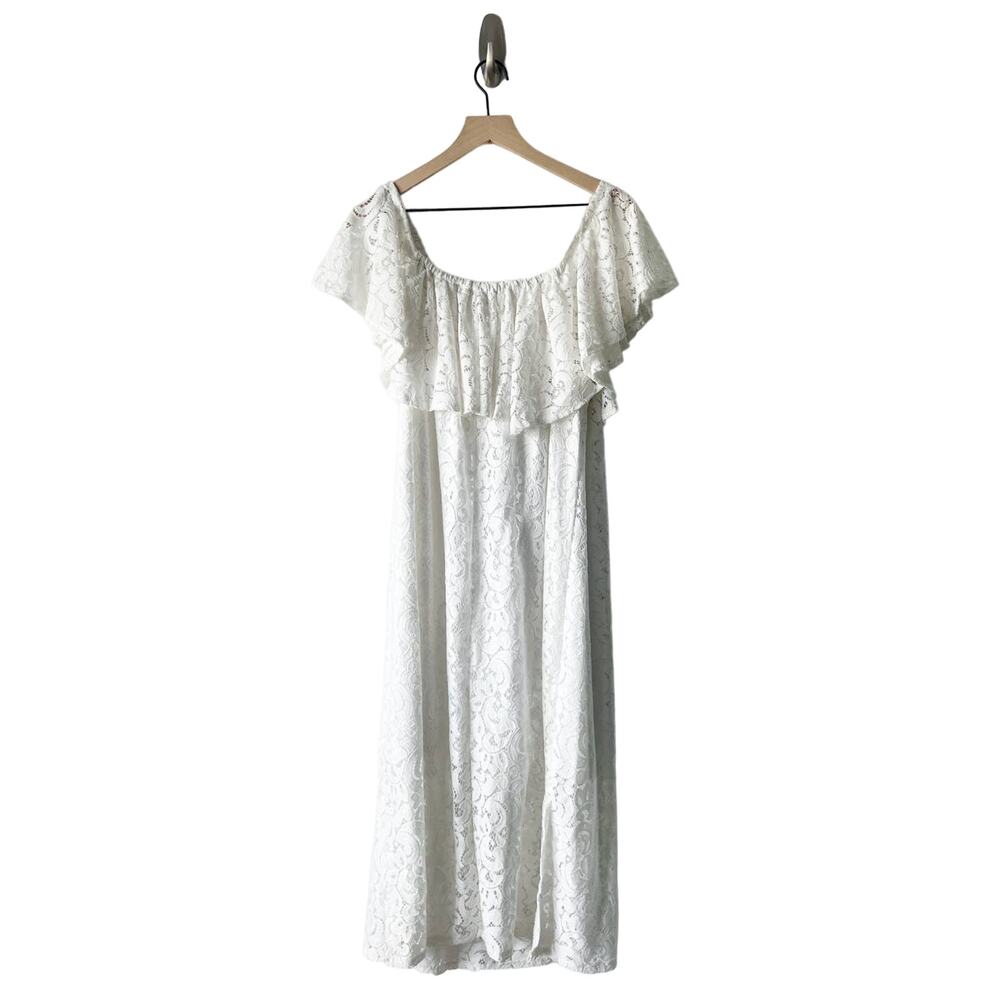 Lane Bryant Lace Off the Shoulder Dress